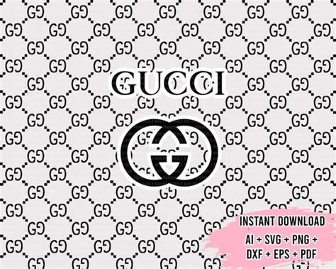 gucci logo pattern stencil|gucci pattern printable.